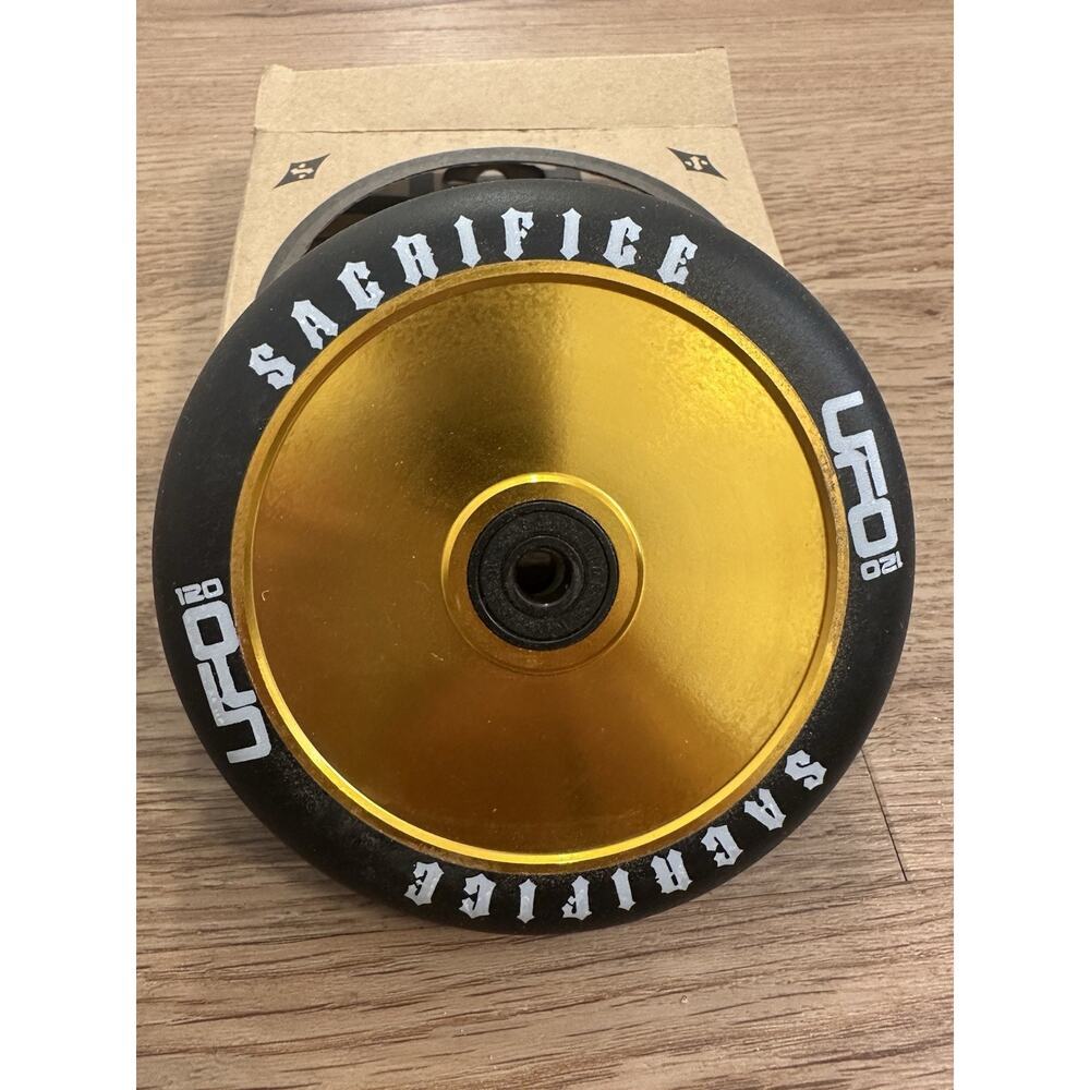 NEW Sacrifice UFO 120mm Wheel for Pro Scooter Gold